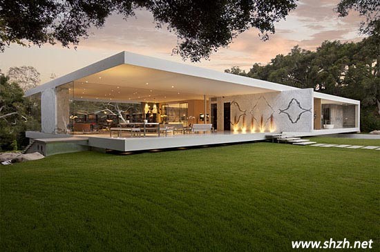簡(jiǎn)約風(fēng)玻璃別墅