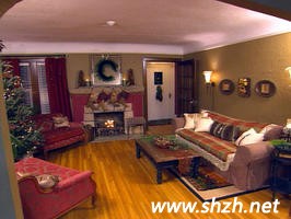 美式鄉(xiāng)村風客廳