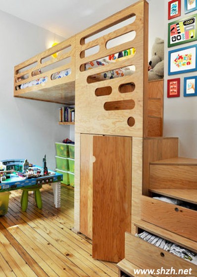 兒童懸空床 兒童床設(shè)計(jì) 兒童房設(shè)計(jì)